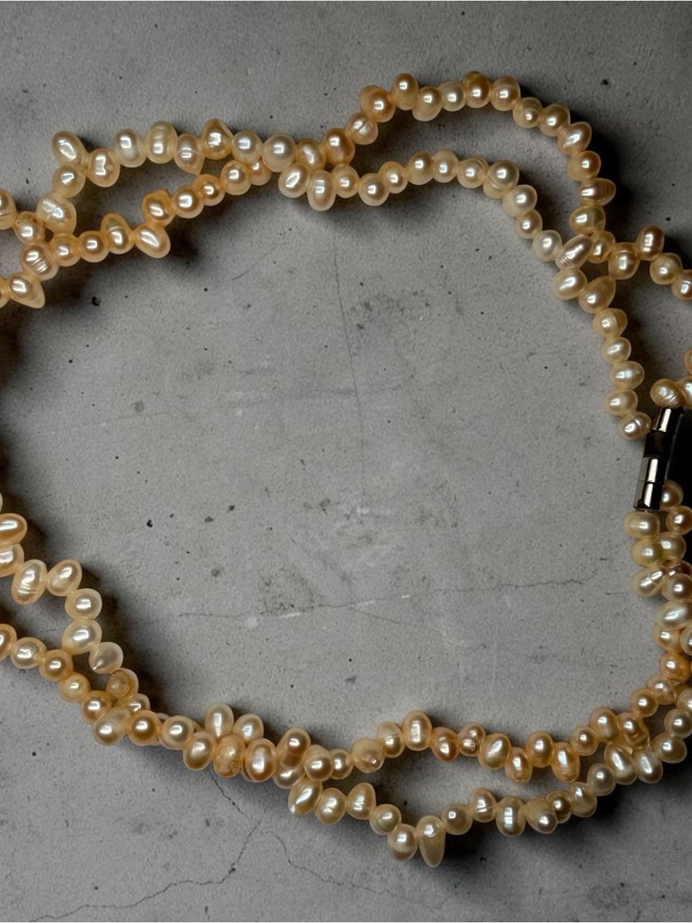 Elegant Cream Freshwater Pearl Necklace